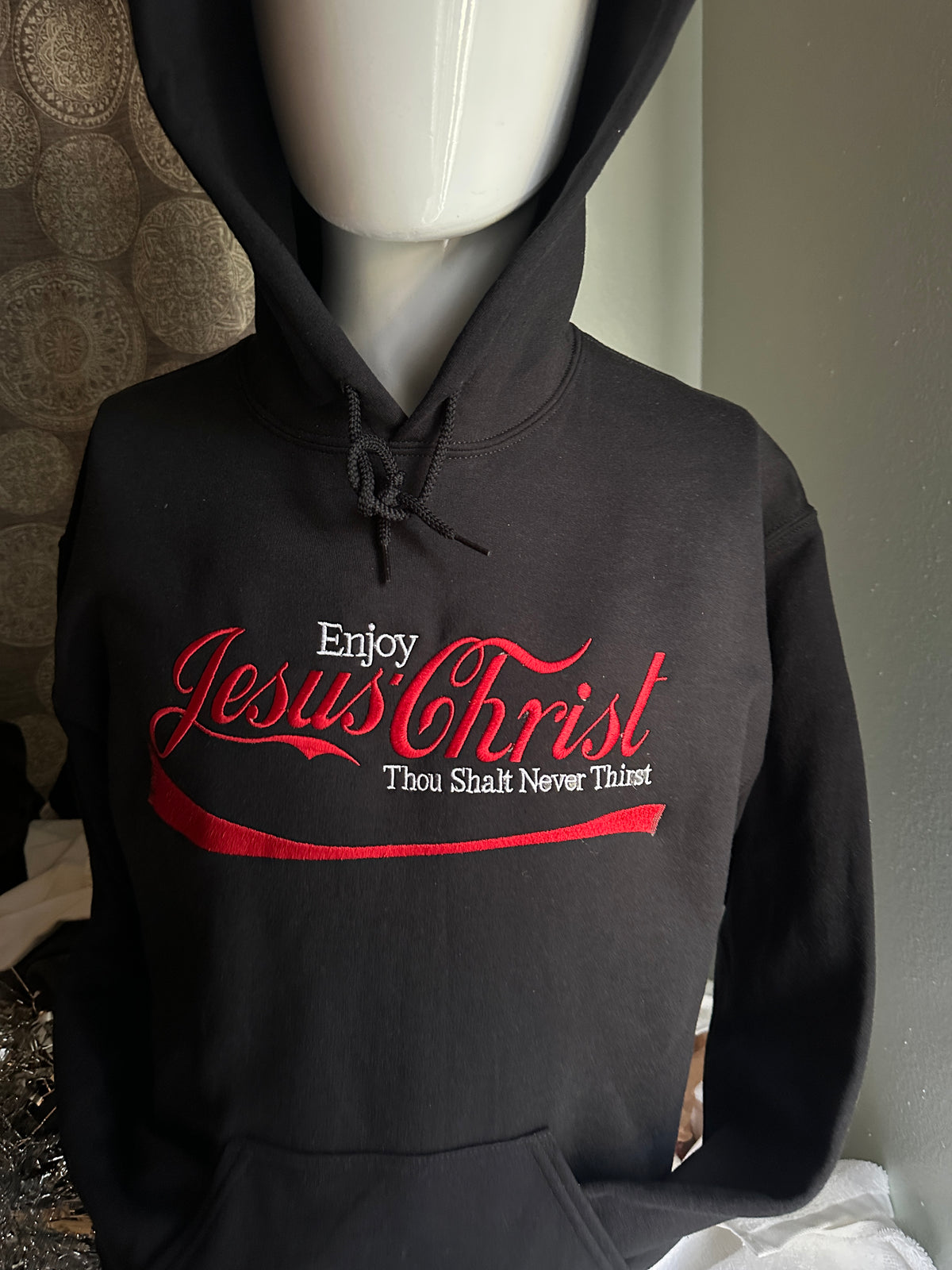 Jesus Logo Hoodie – Faith Meets Comfort